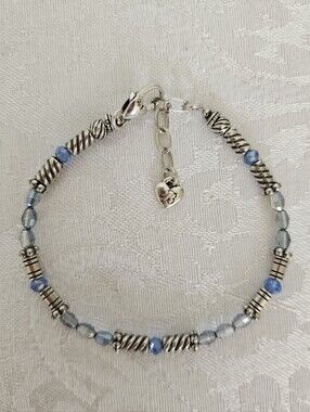 Gorgeous Brighton Denim Blue Faceted Bracelet